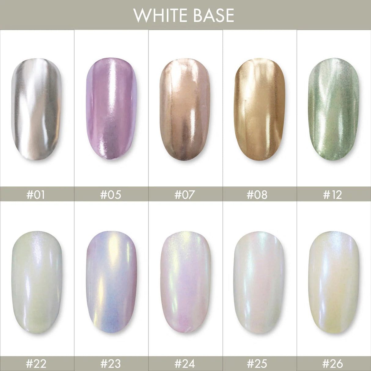 Nail Chrome Powder effect