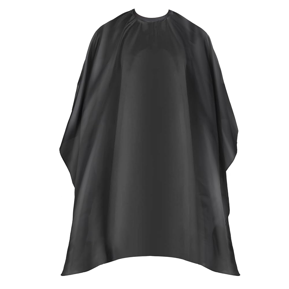 Full Black Professional Hair Cutting Cape