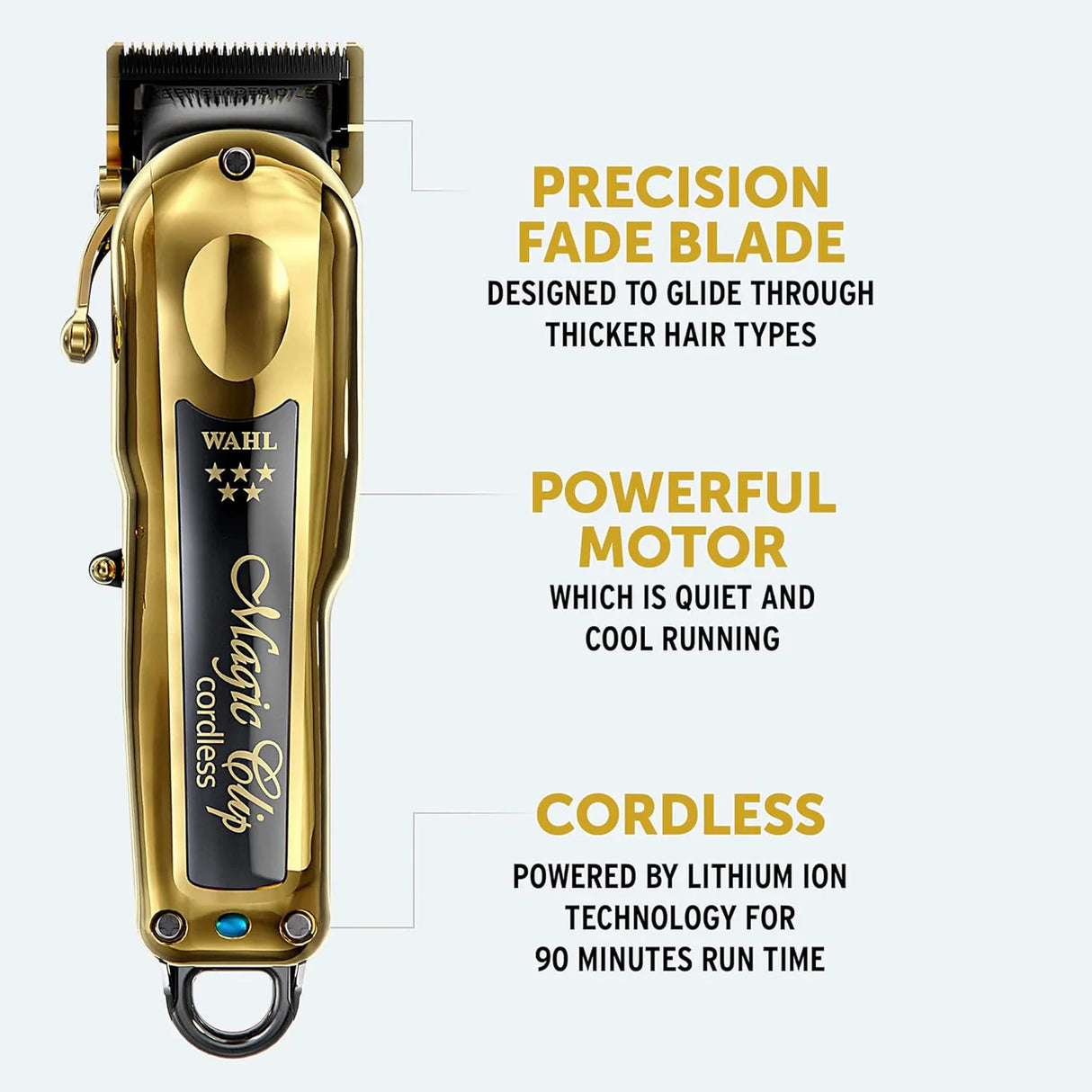 Wahl Magic Clip Gold Cordless 5 Star Series