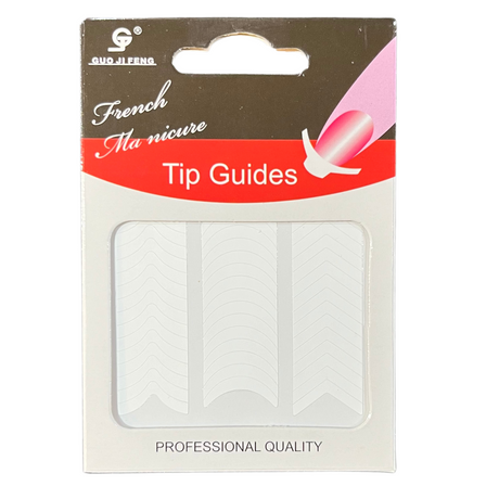 French Manicure Nail Tip Guides 48 pcs - Theresia Cosmetics - Nail tips - Theresia Cosmetics