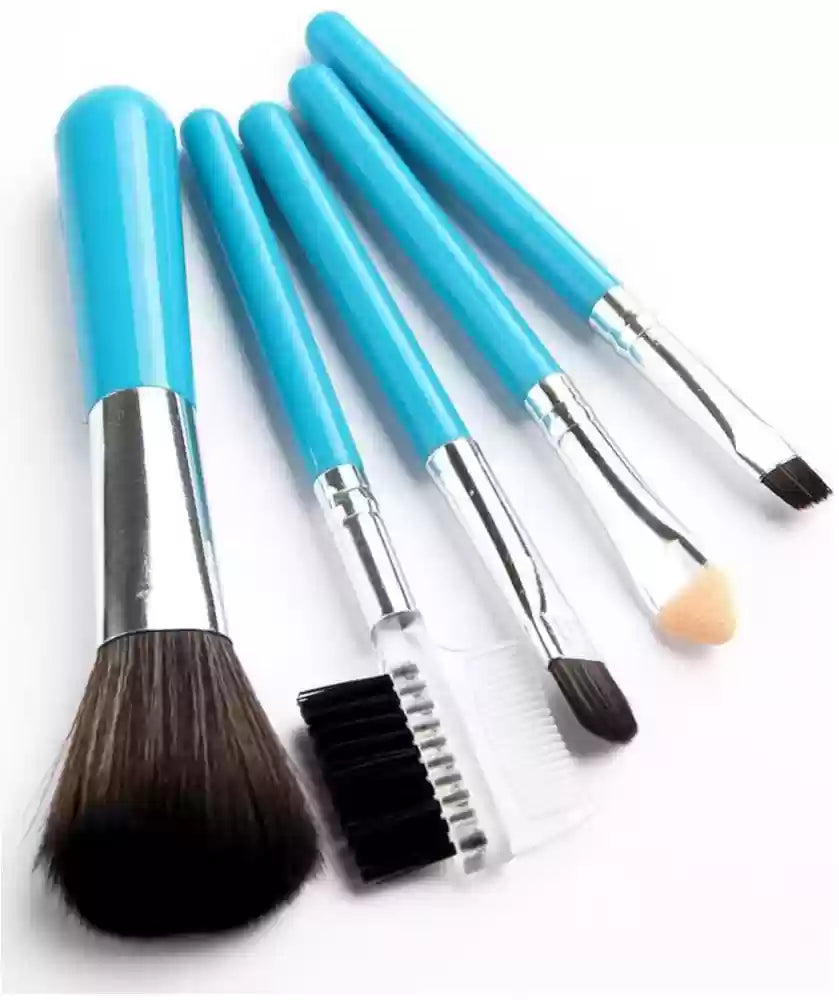 Beauty Brush - Soft Makeup Brush Blue 5 Pcs - Theresia Cosmetics - Makeup tools - Theresia Cosmetics