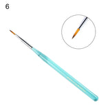 Nail Art Brush Anti-break Non-slip Nylon Soft Bristle Nail Art Tool for Manicure - Theresia Cosmetics - nail art tool - Theresia Cosmetics