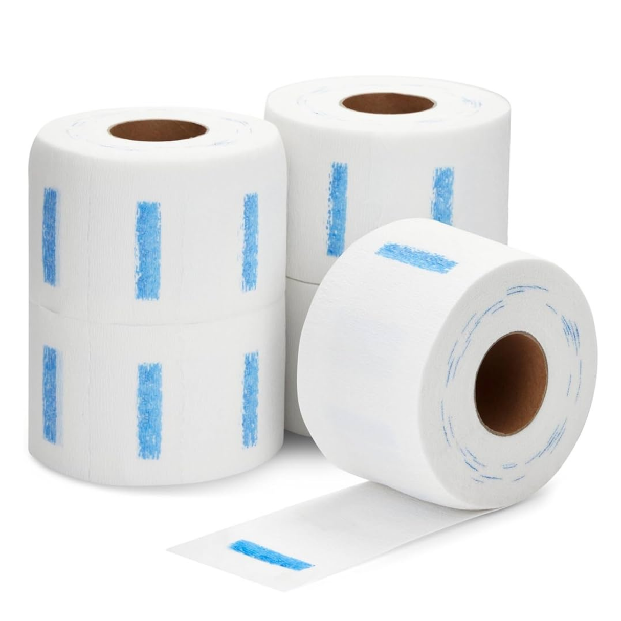 White Barber Neck Strips - 500