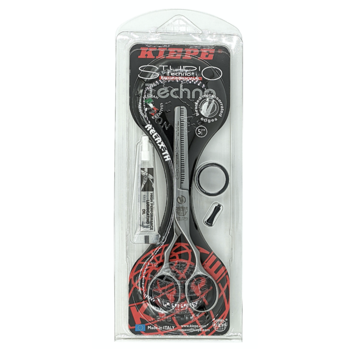 Kiepe – Studio Techno – RELAX-TH Ergonomic – Thinning | 5.5″ - Theresia Cosmetics - Scissors - Theresia Cosmetics