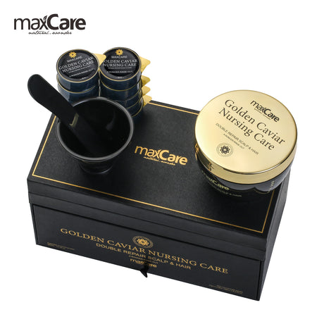 Maxcare Golden Caviar Hair & Scalp Treatment Set - Theresia Cosmetics - hair treatment - Theresia Cosmetics