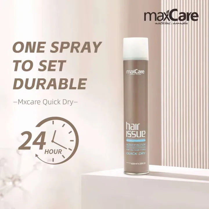 Maxcare Quick Dry Hair Spray 420ml - Theresia Cosmetics - Hair Spray - Theresia Cosmetics