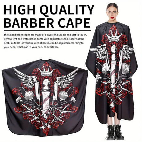 High Quality Barber cape - Theresia Cosmetics - barber tools - Theresia Cosmetics
