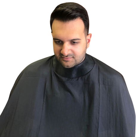 Mister Dapper Leather Neck Barber Cape Premium Quality - Theresia Cosmetics - barber tools - Theresia Cosmetics