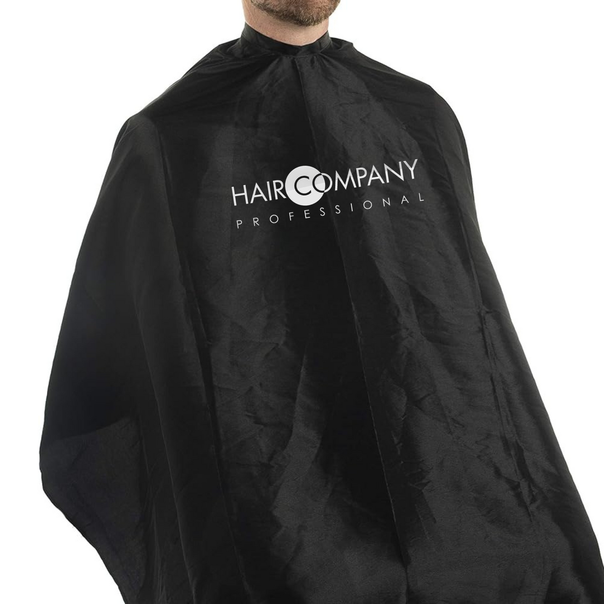 HairCompany Hairdressing Cape - black - Theresia Cosmetics - barber tools - Theresia Cosmetics