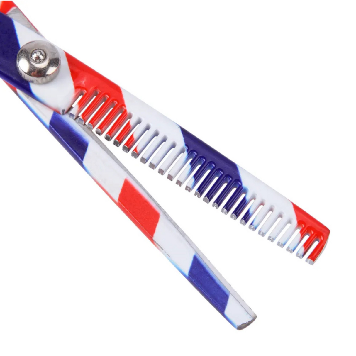 Stripes Barber Design Scissors - 6” - Theresia Cosmetics - Scissors - Theresia Cosmetics
