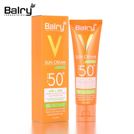 Balry UV Defense Moisturizing Anti-Aging Whitening Skin Hydration Broad-Spectrum SPF50+ Protection Sunsreen 80ML - Theresia Cosmetics - Sun care - Theresia Cosmetics