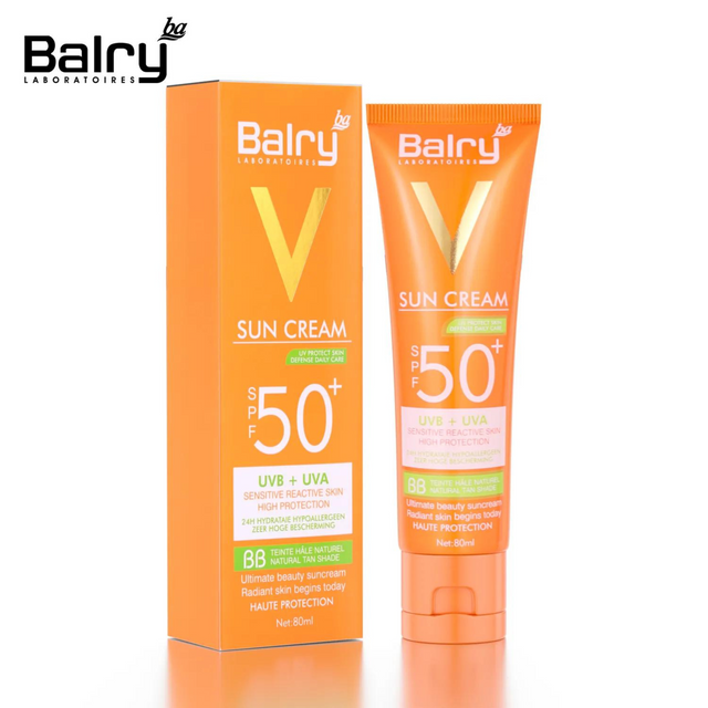 Balry UV Defense Moisturizing Anti-Aging Whitening Skin Hydration Broad-Spectrum SPF50+ Protection Sunsreen 80ML - Theresia Cosmetics - Sun care - Theresia Cosmetics