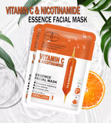 Aichun Beauty VITAMIN C and NICOTINAMIDE Essence Facial Mask - Theresia Cosmetics - skin treatment - Theresia Cosmetics