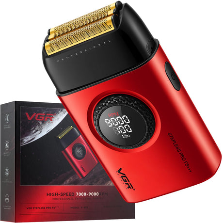 VGR 378 Electric Shavers for Men, Triple Floating Blade Foil Shaver Cordless Electric Razor, 9000 RPM