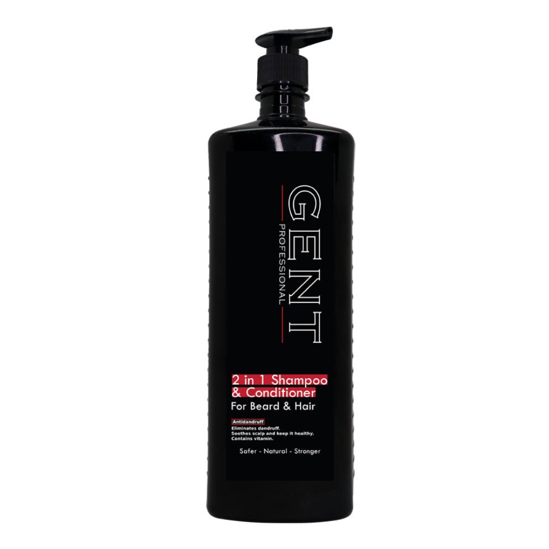 GENT 2 IN 1 SHAMPOO & CONDITIONER 1L - Theresia Cosmetics - Hair shampoo & conditioner - Theresia Cosmetics