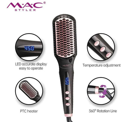 Mac Styler Hair Brush MC-19 - Theresia Cosmetics - hair straightener - Theresia Cosmetics