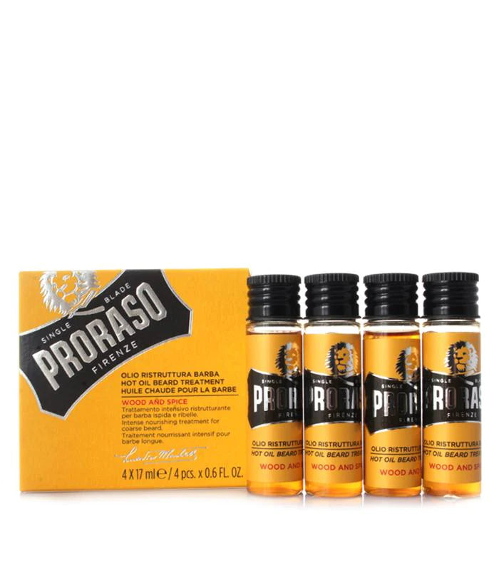 Proraso Hot Oil Beard Treatment, Wood & Spice - Theresia Cosmetics - men care - Theresia Cosmetics