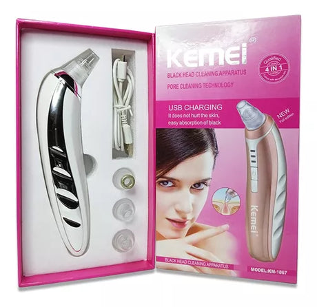 Kemei Electric Blackhead Vacuum - Theresia Cosmetics - skin care - Theresia Cosmetics