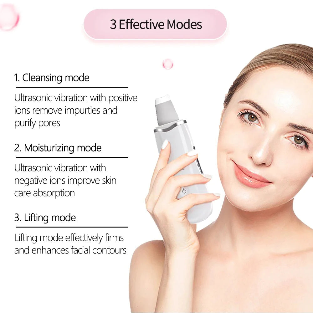 UltraSonic Facial Cleansing Professional Beauty Tool - Theresia Cosmetics - skin care - Theresia Cosmetics