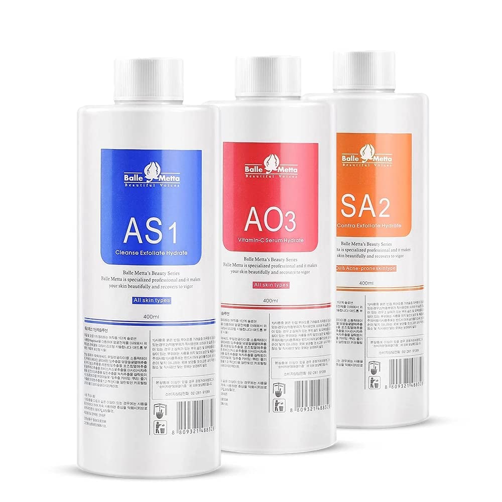 AS1 SA2 AO3 Aqua Peeling Solution for Hydra Facial Derma Machine