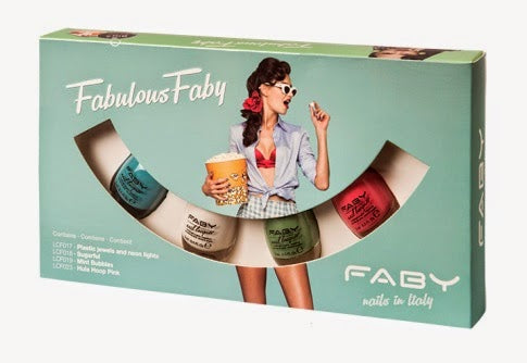 Fabulous Faby Nail Pack 4x5ml - Theresia Cosmetics - nail polish - Theresia Cosmetics