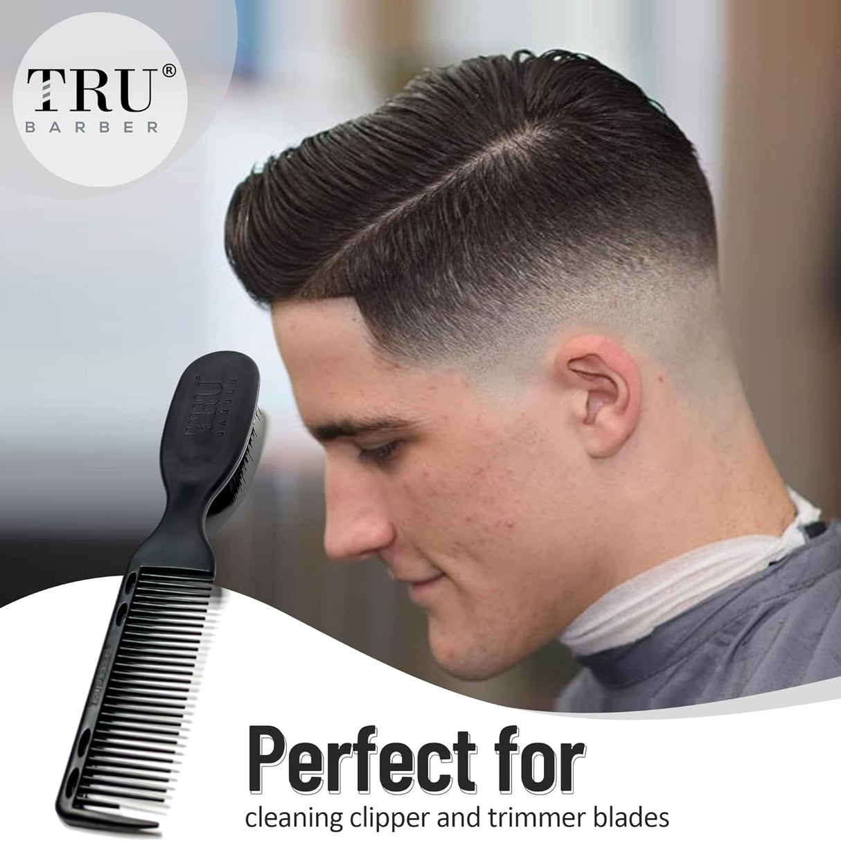 Barber Pro 2 in 1 Fading Brush - Theresia Cosmetics - Fade brush - Theresia Cosmetics