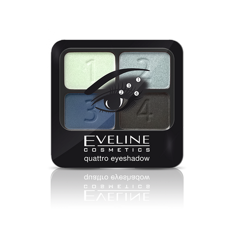 Eveline QUATTRO Eyeshadows - Theresia Cosmetics - Makeup - Theresia Cosmetics