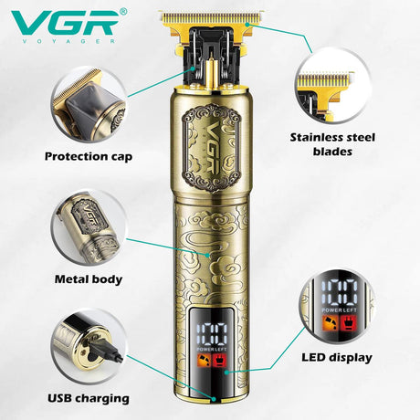 VGR V-073 Newest Design - Theresia Cosmetics - Barber Machines - Theresia Cosmetics