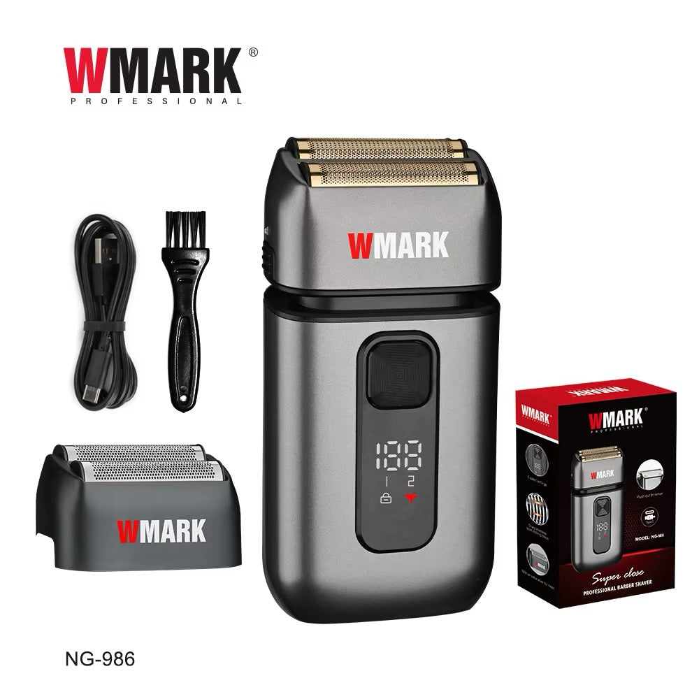 WMark NG 986 Black Hair Shaver - Extra Foil