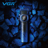 VGR V-001 Professional Hair Clipper — Blue Edition