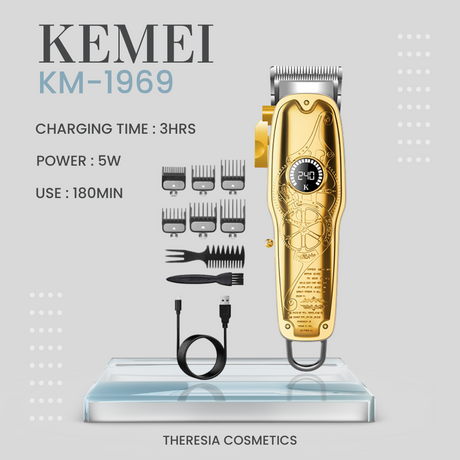 Kemei 1969 - Theresia Cosmetics - Barber Machines - Theresia Cosmetics