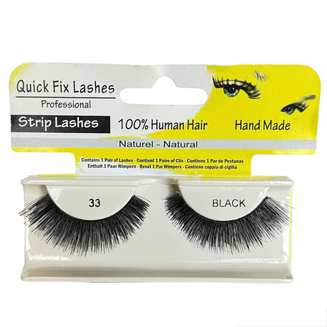 Quick Fix Strip Lashes - 33 Black - Theresia Cosmetics - Eyelashes - Theresia Cosmetics