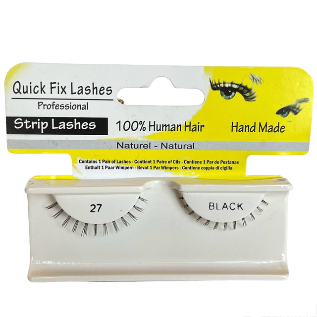 Quick Fix Strip Lashes - 27 Black - Theresia Cosmetics - Eyelashes - Theresia Cosmetics