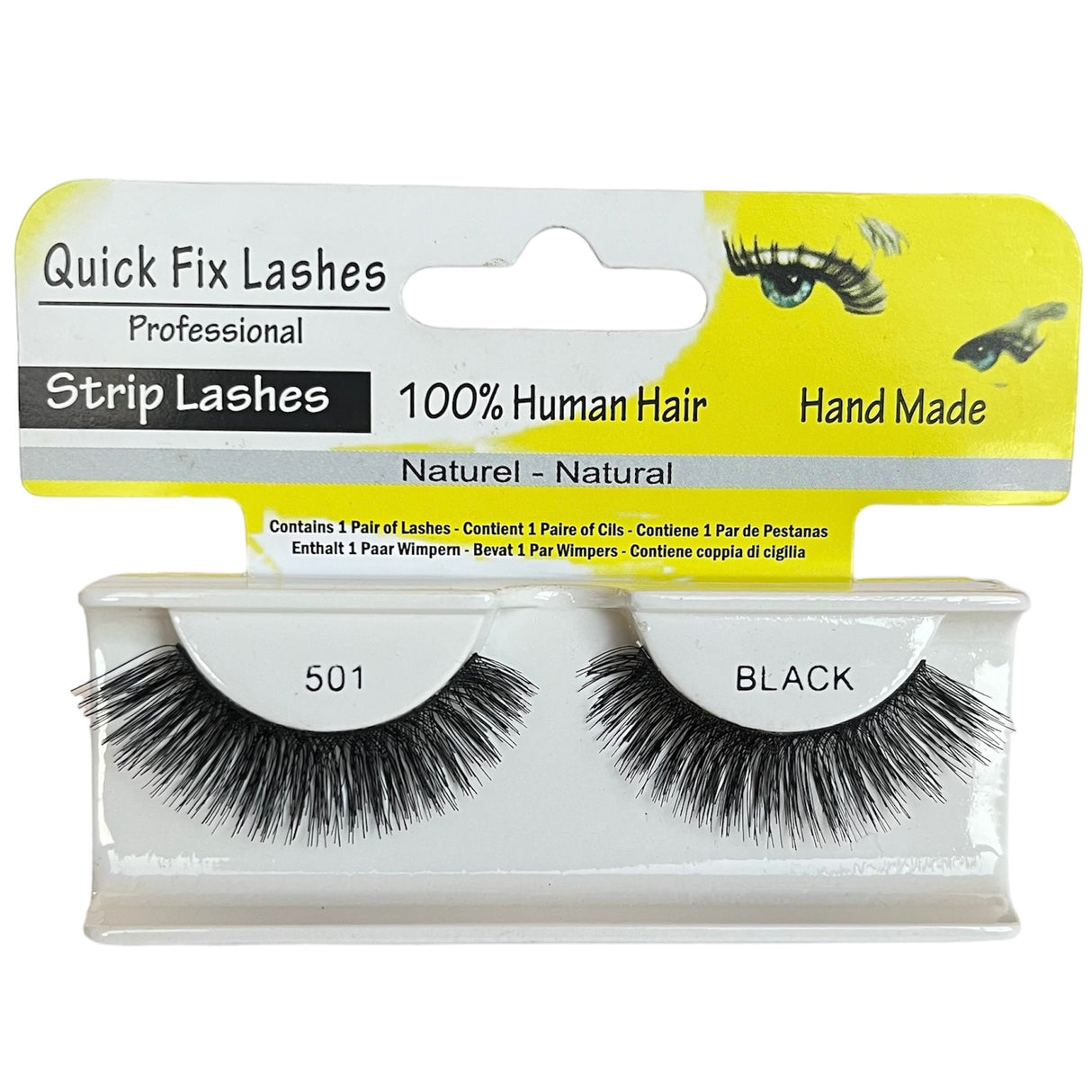 Quick Fix Strip Lashes - 501 Black - Theresia Cosmetics - Eyelashes - Theresia Cosmetics