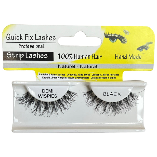 Quick Fix Strip Lashes - Wispies Black - Theresia Cosmetics - Eyelashes - Theresia Cosmetics