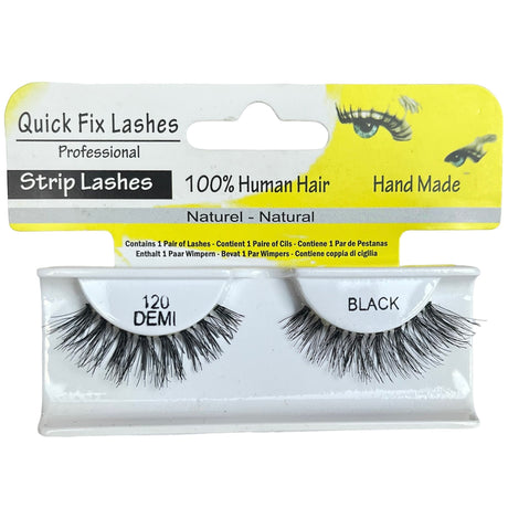 Quick Fix Strip Lashes - 120 Demi Black - Theresia Cosmetics - Eyelashes - Theresia Cosmetics