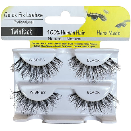 Quick Fix Strip Lashes - Wispies 2 Pack - Theresia Cosmetics - Eyelashes - Theresia Cosmetics