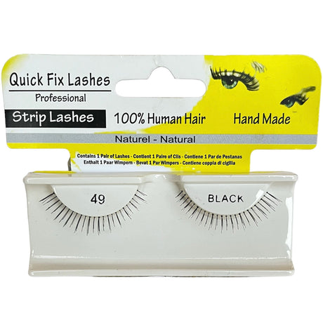 Quick Fix Strip Lashes - 49 Black - Theresia Cosmetics - Eyelashes - Theresia Cosmetics
